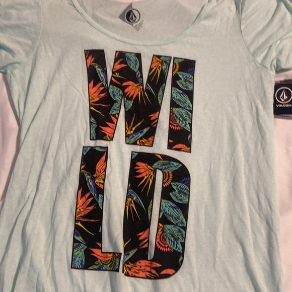 Volcom One Wild tee. Unisex - Picture 2 of 2